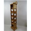 Image 2 : *Wooden Shelf w/Heart Designs (6" x 8" x 36")