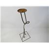 Image 3 : (2) Weld Art Candle Holders (24 1/2" - 16")