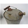 Image 2 : (2) Vintage Metal Gas Cans