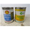 Image 2 : Shell Aeroshell Turbine Oil (empty) - bp Tubo Oil Can (empty)