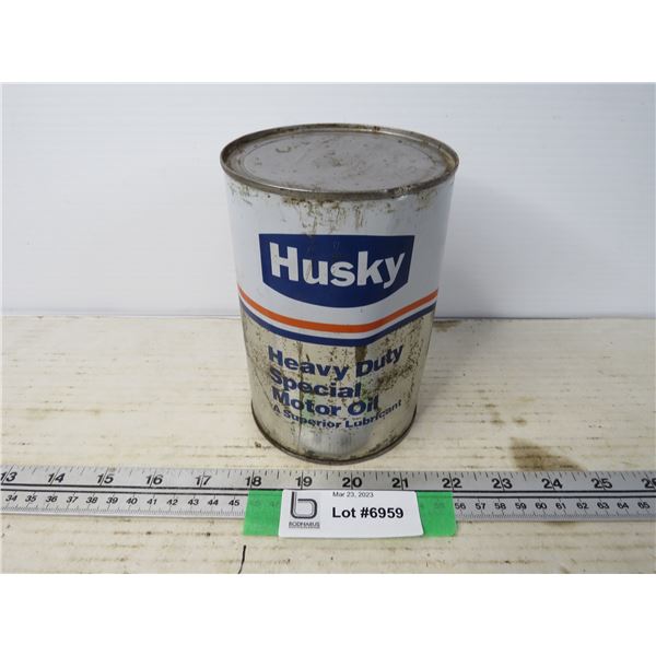 Husky Heavy Duty Motor Oil (FULL- can is dented)