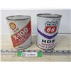 Image 1 : Shell X-100 SAE 30 Diesel Engine Oil (FULL) - Pacific 66 HDS Motor Oil (FULL)