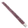 Image 2 : Natural Unheated Marquise Rhodolite Garnet Bracelet