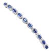 Image 1 : Natural Untreated Blue Kaynite Bracelet
