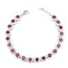 Image 1 : Natural Rhodolite Garnet Bracelet