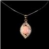 Image 1 : Natural Unheated Pink Opal Necklace