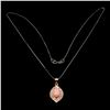 Image 3 : Natural Unheated Pink Opal Necklace