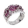 Image 1 : Natural Rhodolite Garnet Ring