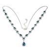 Image 2 : Natual London Blue Topaz Necklace