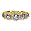 Image 1 : Natural Unheated  Blue Tanzanite Ring