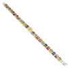 Image 2 : Natural Multicolored Sapphire Bracelet