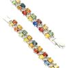 Image 3 : Natural Multicolored Sapphire Bracelet