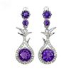 Image 1 : Natural Amethyst Earrings