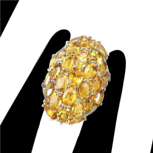 Natural Unheated  Citrine Ring