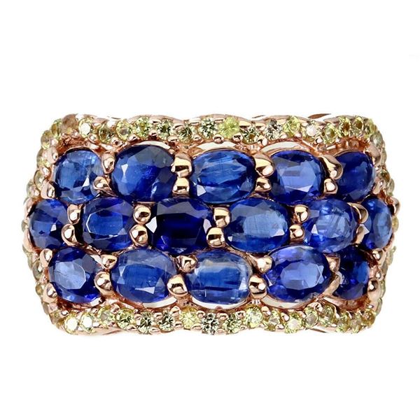 Natural Unheated Kyanite Sapphire  Ring