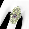 Image 1 : Natural Peridot Chrome Diopside Emerald Ring