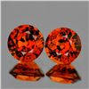 Image 1 : Natural Mandarin Orange Spessartite Garnet Pair