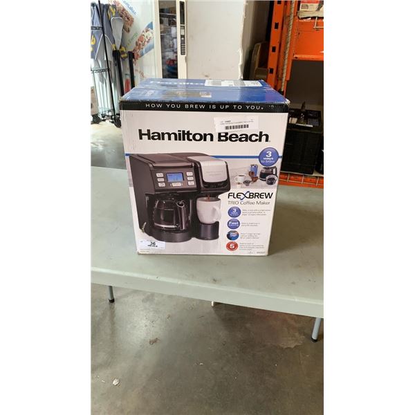 HAMILTON BEACH FLEXBREW TRIO COFFEE MAKER - TESTED WORKING - RETAIL $159