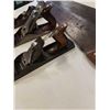 Image 6 : 2 STANLEY PLANES AND OTHER WOOD PLANE AND 2 HAND SAWS