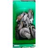 Image 2 : BIN OF CASTORS, ELECTRICAL OUTLETS, COVERS AND 3 JERRY CANS