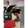 Image 6 : LOT OF SCREWDRIVERS, BIT SETS, HIGH VIS JACKET, MAKITA BATTERY AND CHARGER, WORK LIGHT AND 2 WEEDEAT