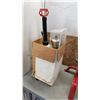 Image 2 : LOT OF WINE MAKING SUPPLIES - CORKS, CORKER, CAPS, GLASS CARBOY