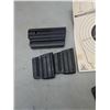 Image 2 : THREE 308 10 ROUND MAGAZINES, TARGETS AND STAND