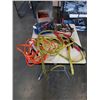 Image 1 : 4 JUMPER CABLE INLCUDING HEAVY DUTY SET OVER 20 FOOT LONG