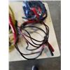 Image 2 : 4 JUMPER CABLE INLCUDING HEAVY DUTY SET OVER 20 FOOT LONG