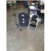Image 1 : LUGGAGE, STOOL AND FIREPLACE COMPANION SET