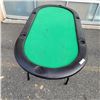 Image 4 : OVAL POKER TABLE 6FT WITH FOLDING LEGS