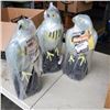 Image 1 : 3 NEW BIRD DETTERANT FALCON STATUES FILLABLE
