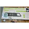 Image 2 : BAMBOO TRAY AND 2 BAMBOO DRAWER ORGANIZERS