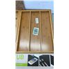 Image 6 : BAMBOO TRAY AND 2 BAMBOO DRAWER ORGANIZERS