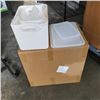 Image 1 : 12 NEW BINS WITH LIDS