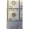 Image 8 : 7 CANANDIAN SILVER (.800) DIMES 1955- 61