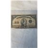 Image 1 : 1923 CANADIAN 25 CENT NOTE "SHIN PLASTER" - DOMINION OF CANADA