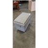 Image 2 : VINTAGE STORAGE OTTOMAN