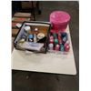 Image 1 : HOT BOX, THREAD, SHOE POLISH, JEWELRY