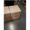 Image 3 : PAIR OF 3 DRAWER NIGHTSTANDS