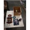 Image 1 : BOX OF COLLECTIBLES, FIGURES, HAND MADE SOFT METAL SPOONS