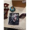 Image 3 : BOX OF COLLECTIBLES, FIGURES, HAND MADE SOFT METAL SPOONS