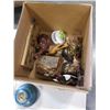 Image 5 : BOX OF COLLECTIBLES, FIGURES, HAND MADE SOFT METAL SPOONS