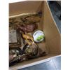 Image 6 : BOX OF COLLECTIBLES, FIGURES, HAND MADE SOFT METAL SPOONS