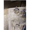 Image 6 : METAL TEAPOT AND COFFEE POT WITH CREAM AND SUGAR AND NEW TRAY