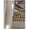 Image 4 : QUEENS GOLDEN NEWSPAPER, EGYPTIAN PRINT, AND 2 EASTERN DECORATIVE PLATES