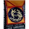 Image 9 : QUEENS GOLDEN NEWSPAPER, EGYPTIAN PRINT, AND 2 EASTERN DECORATIVE PLATES