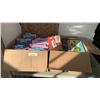 Image 1 : 2 BOXES OF TOYS AND NEW VALENTINES CARDS
