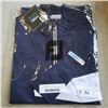 Image 1 : NEW FOOTJOY HYDROLITE SS RAIN SHIRT NV/WH W/BK SIZE MEDIUM