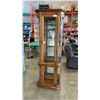 Image 1 : BEVELLED BOWED GLASS DISPLAY CABINET